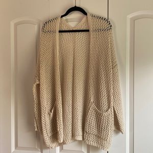 Open knit POL cardigan